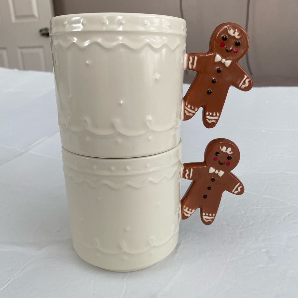 Gingerbread set of 2 mugs